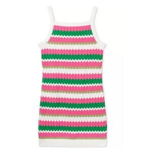 ☀️Rare Editions Striped Crochet Dress NWT Size 16